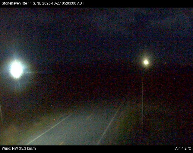 Web Cam image of Stonehaven (NB Highway 11)
