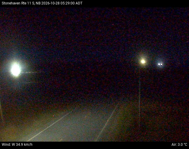 Web Cam image of Stonehaven (NB Highway 11)