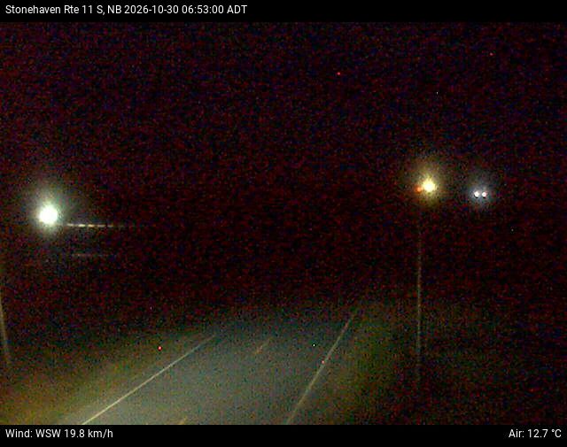 Web Cam image of Stonehaven (NB Highway 11)