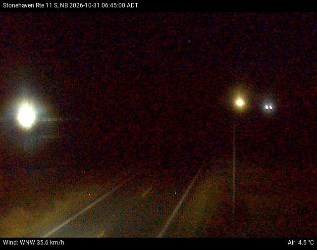 Web Cam image of Stonehaven (NB Highway 11)