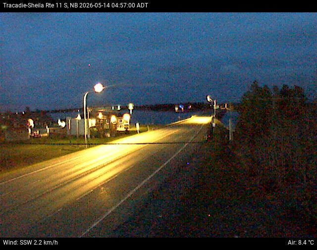 Web Cam image of Tracadie-Sheila (NB Highway 11)