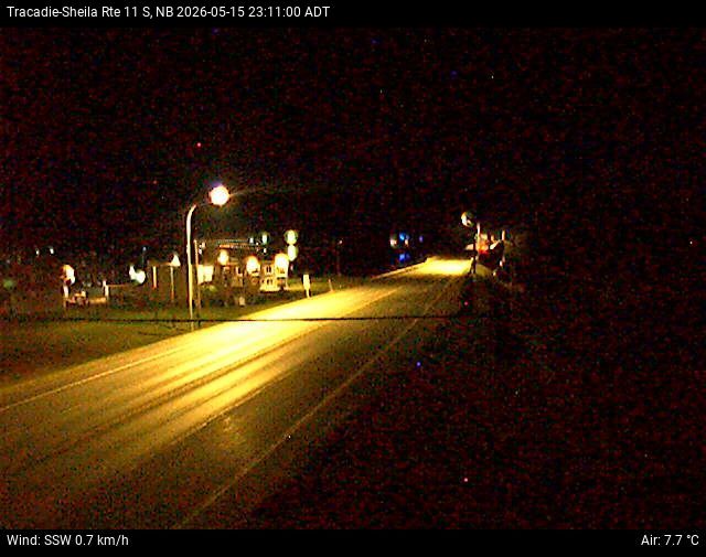Web Cam image of Tracadie-Sheila (NB Highway 11)