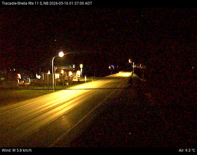 Web Cam image of Tracadie-Sheila (NB Highway 11)
