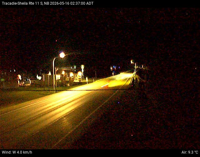 Web Cam image of Tracadie-Sheila (NB Highway 11)