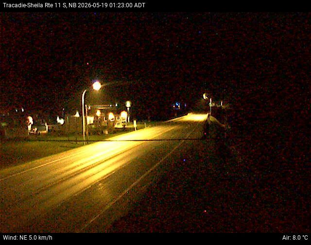 Web Cam image of Tracadie-Sheila (NB Highway 11)