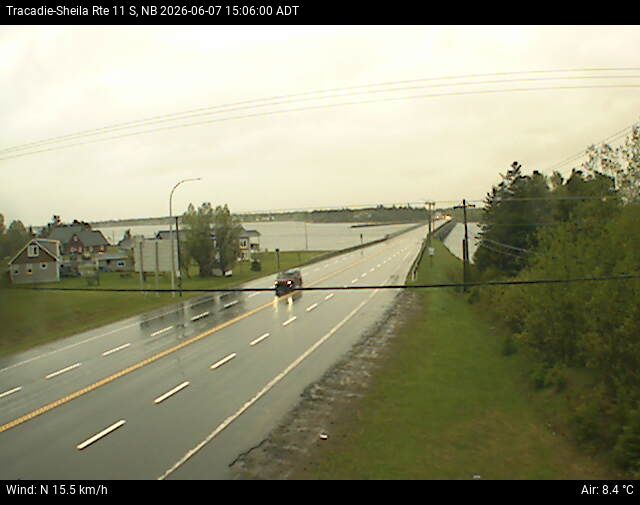 Web Cam image of Tracadie-Sheila (NB Highway 11)
