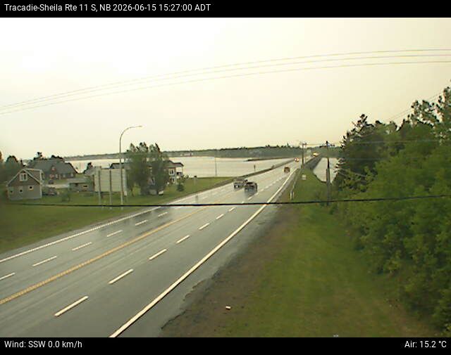 Web Cam image of Tracadie-Sheila (NB Highway 11)