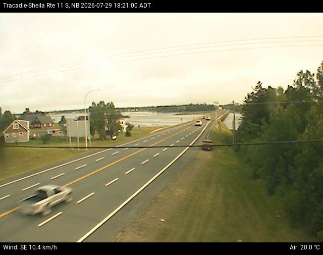 Web Cam image of Tracadie-Sheila (NB Highway 11)