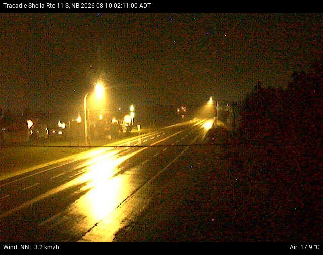 Web Cam image of Tracadie-Sheila (NB Highway 11)