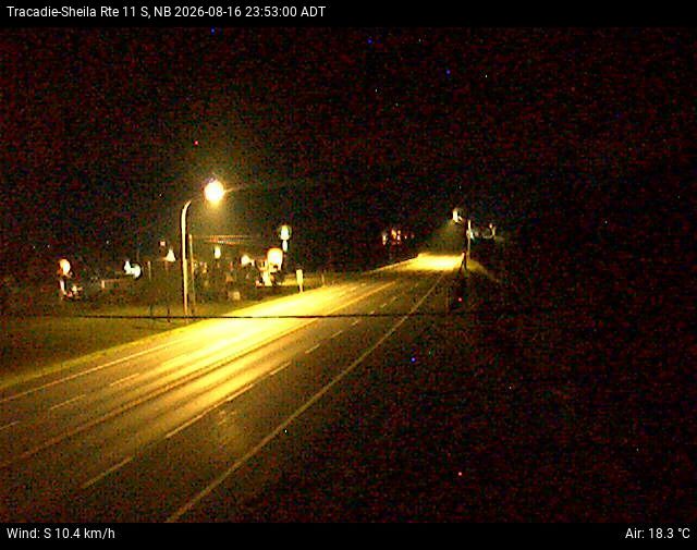 Web Cam image of Tracadie-Sheila (NB Highway 11)