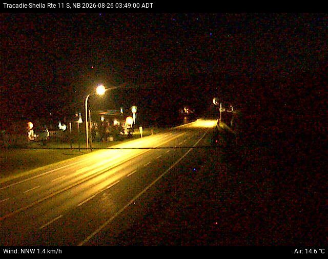 Web Cam image of Tracadie-Sheila (NB Highway 11)