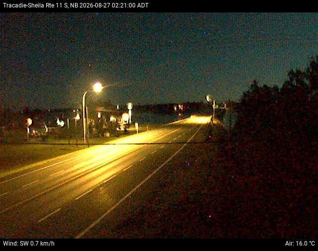 Web Cam image of Tracadie-Sheila (NB Highway 11)