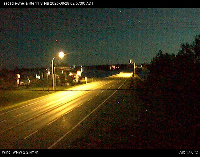 Web Cam image of Tracadie-Sheila (NB Highway 11)
