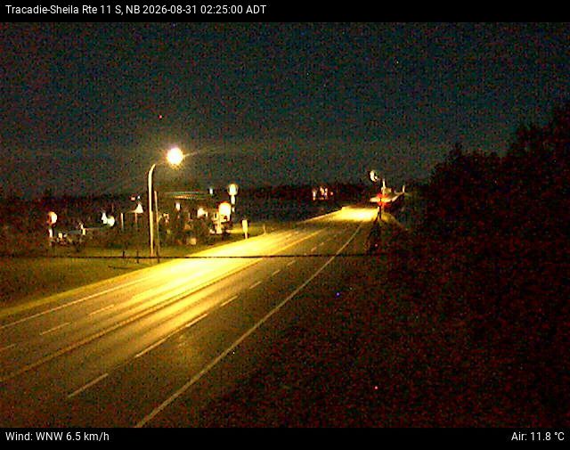 Web Cam image of Tracadie-Sheila (NB Highway 11)