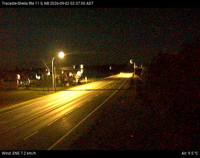 Web Cam image of Tracadie-Sheila (NB Highway 11)