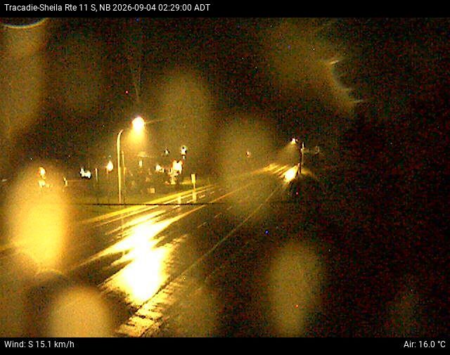 Web Cam image of Tracadie-Sheila (NB Highway 11)