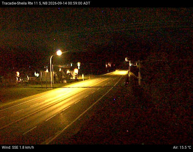 Web Cam image of Tracadie-Sheila (NB Highway 11)
