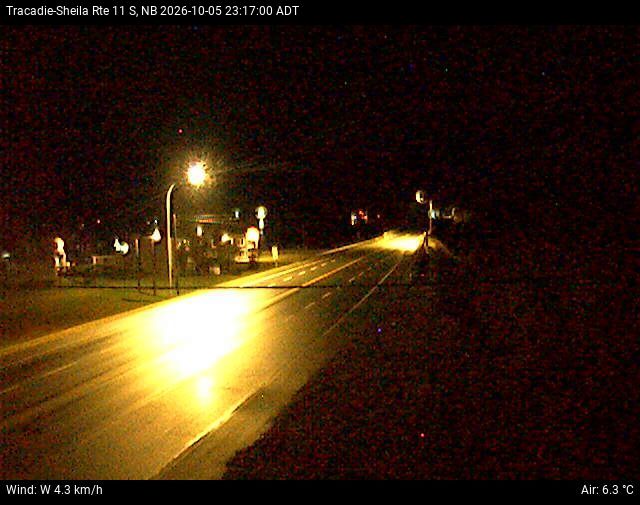 Web Cam image of Tracadie-Sheila (NB Highway 11)