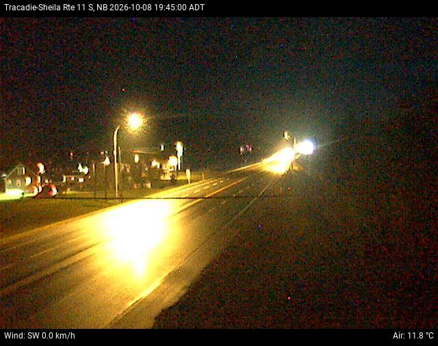 Web Cam image of Tracadie-Sheila (NB Highway 11)
