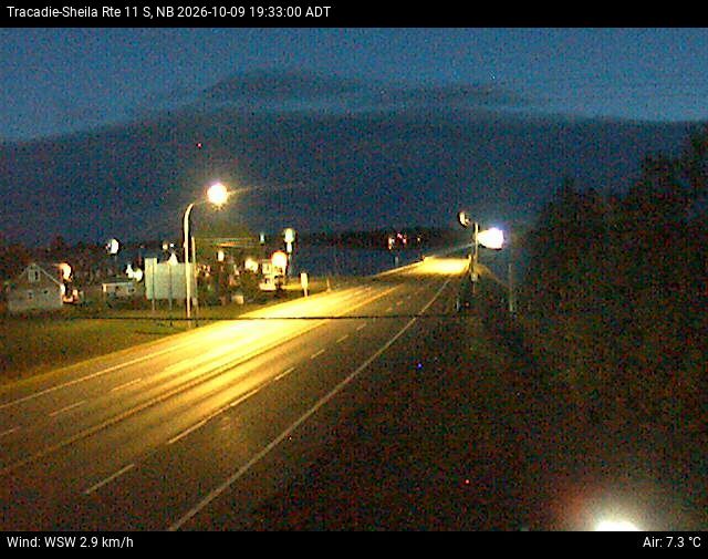 Web Cam image of Tracadie-Sheila (NB Highway 11)
