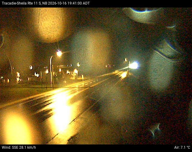 Web Cam image of Tracadie-Sheila (NB Highway 11)