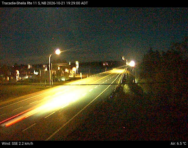 Web Cam image of Tracadie-Sheila (NB Highway 11)