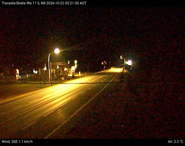 Web Cam image of Tracadie-Sheila (NB Highway 11)