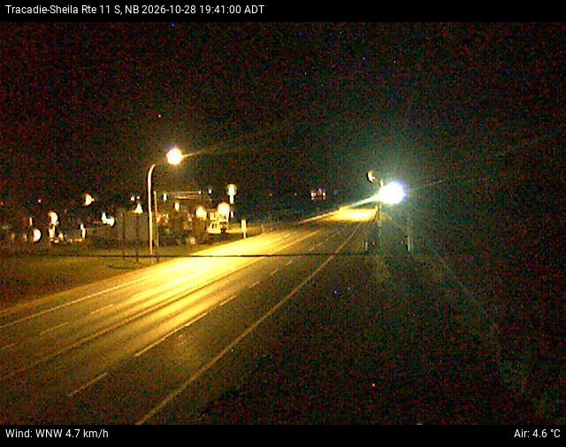Web Cam image of Tracadie-Sheila (NB Highway 11)