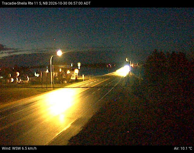Web Cam image of Tracadie-Sheila (NB Highway 11)