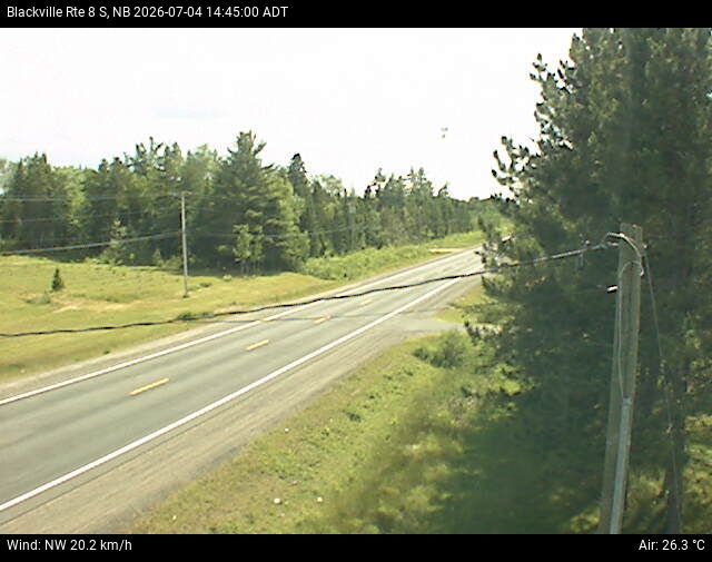 Web Cam image of Blackville (NB Highway 8)
