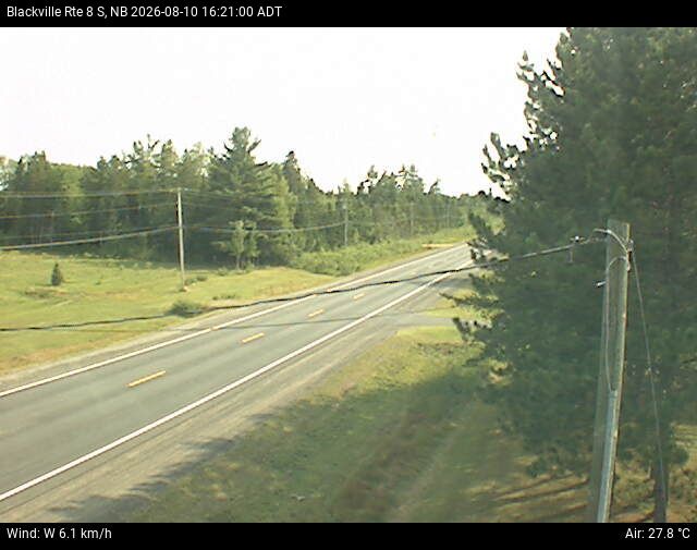 Web Cam image of Blackville (NB Highway 8)