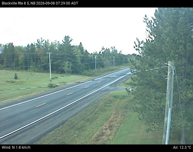 Web Cam image of Blackville (NB Highway 8)