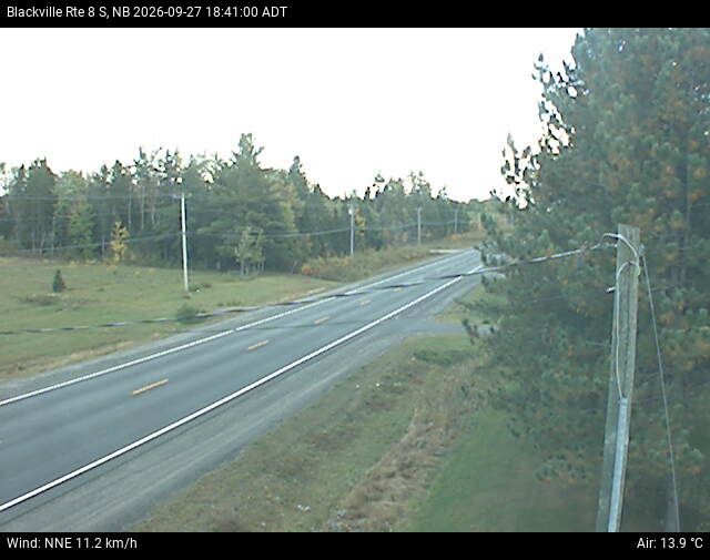 Web Cam image of Blackville (NB Highway 8)