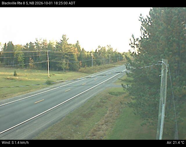 Web Cam image of Blackville (NB Highway 8)