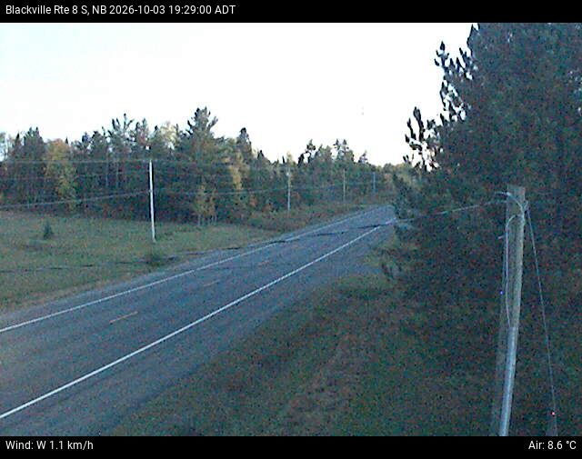 Web Cam image of Blackville (NB Highway 8)