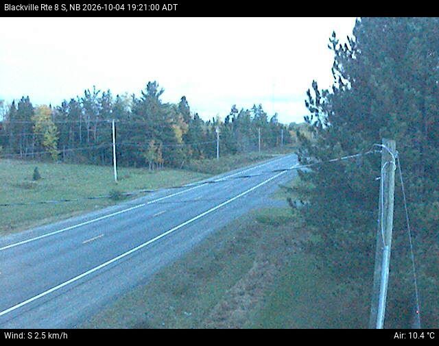 Web Cam image of Blackville (NB Highway 8)