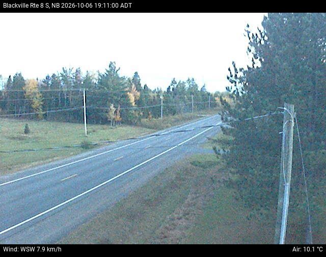 Web Cam image of Blackville (NB Highway 8)