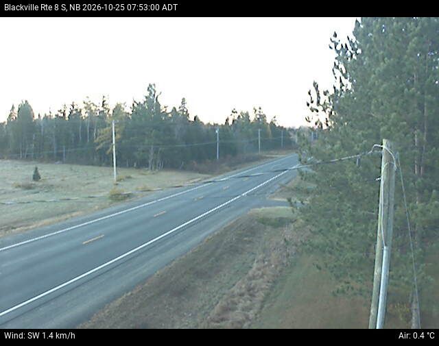Web Cam image of Blackville (NB Highway 8)