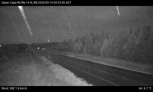 Web Cam image of Upper Cape Road (NB Highway 16)
