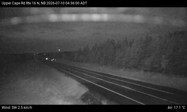 Web Cam image of Upper Cape Road (NB Highway 16)