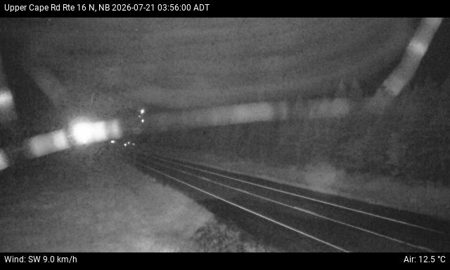 Web Cam image of Upper Cape Road (NB Highway 16)