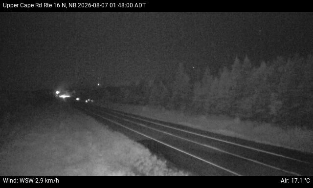 Web Cam image of Upper Cape Road (NB Highway 16)