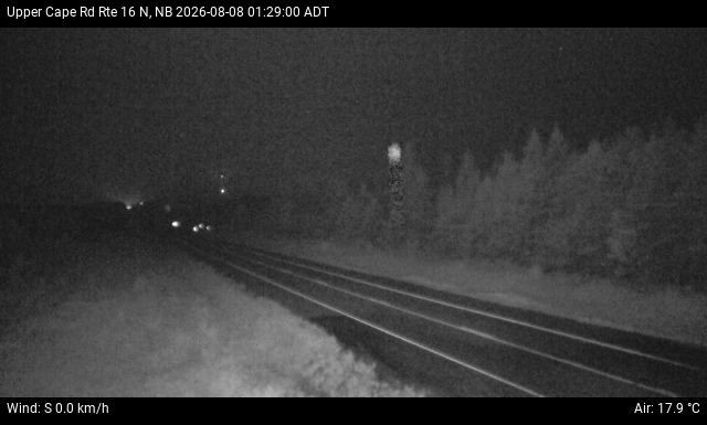 Web Cam image of Upper Cape Road (NB Highway 16)