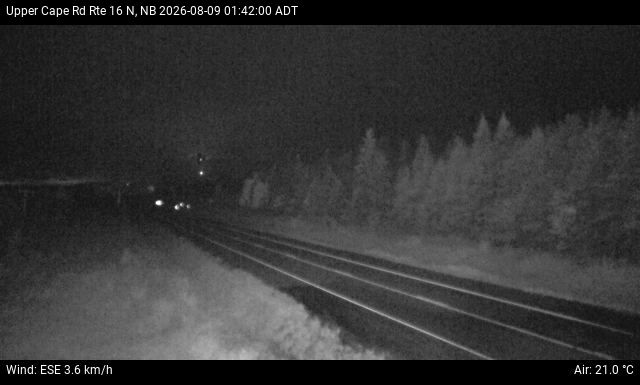 Web Cam image of Upper Cape Road (NB Highway 16)