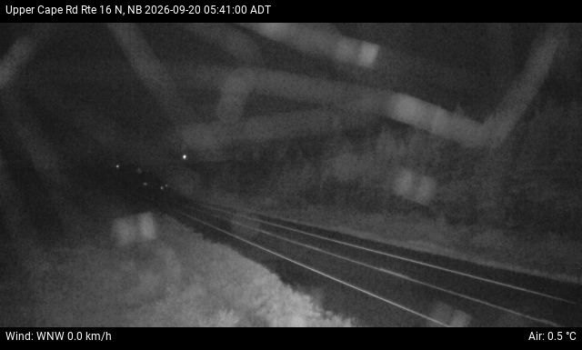 Web Cam image of Upper Cape Road (NB Highway 16)