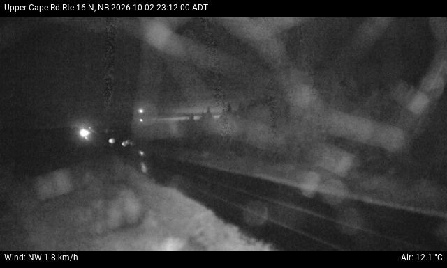 Web Cam image of Upper Cape Road (NB Highway 16)