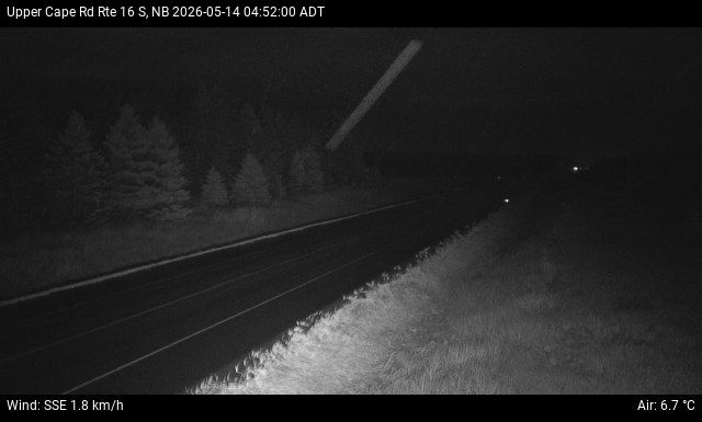 Web Cam image of Upper Cape Road (NB Highway 16)