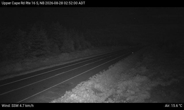 Web Cam image of Upper Cape Road (NB Highway 16)