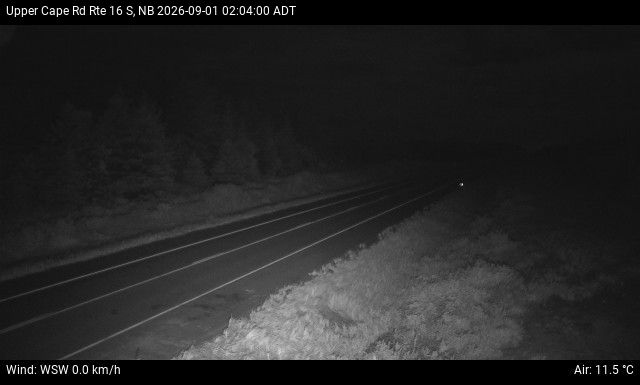 Web Cam image of Upper Cape Road (NB Highway 16)