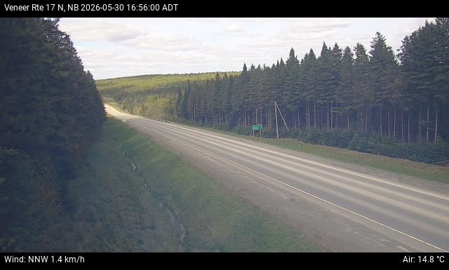 Web Cam image of Veneer (NB Highway 17)